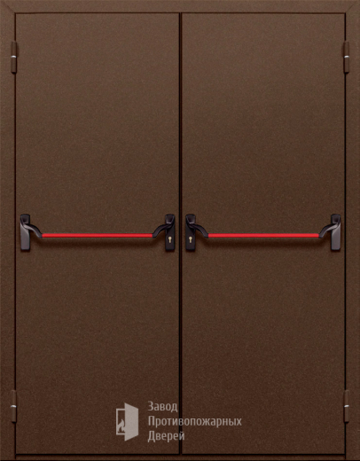 Фото двери «Двупольная глухая с антипаникой №18» в Подольску