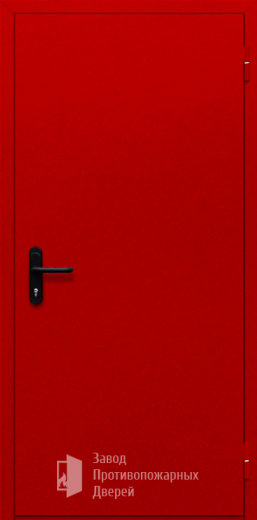 Фото двери «Однопольная глухая (красная)» в Подольску