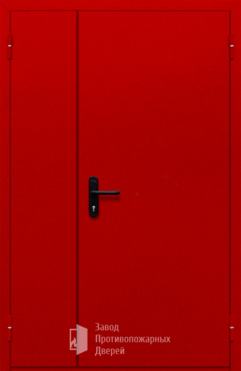 Фото двери «Полуторная глухая (красная)» в Подольску