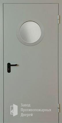 Фото двери «Однопольная с круглым стеклом EI-30» в Подольску