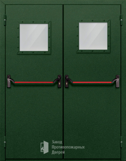 Фото двери «Двупольная со стеклом и антипаникой №59» в Подольску