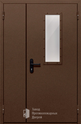 Фото двери «Полуторная со стеклом №28» в Подольску