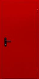 Фото двери «Однопольная глухая (красная)» в Подольску