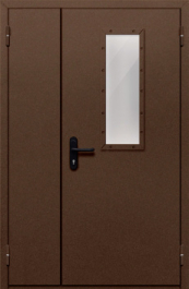 Фото двери «Полуторная со стеклом №28» в Подольску
