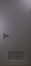Фото двери «Техническая дверь №3 однопольная с вентиляционной решеткой» в Подольску