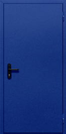 Фото двери «Однопольная глухая (синяя)» в Подольску